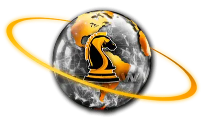 The Real World logo surrounded by an orange gradient holo